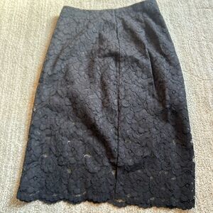 H & M Elegant Black Lace pencil skirt